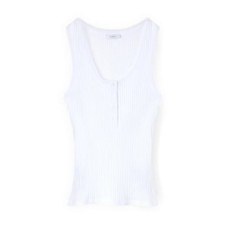 Motivi Top de canal&eacute; con botonadura - Tops - Mujer - Blanco - M