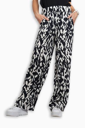 Seidel Moden Stoffhose SEIDEL MODEN Otto exclusiv, Damen, Gr. 34, N-Gr, schwarz, Web, Obermaterial: 100% Viskose, gemustert, bequem lang, Hosen Stoffhose, mit graf