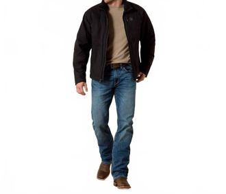 Ariat Mens Grizzly 2.0 Canvas Conceal And Carry Jacket In Black