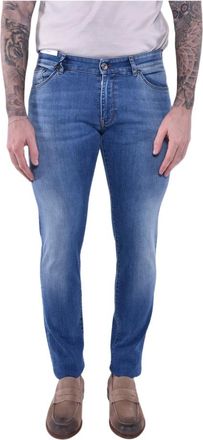 Pantaloni Torino Jeans, Heren, Blauw, W44, Denim, Indigo Travel Denim Swing Broek