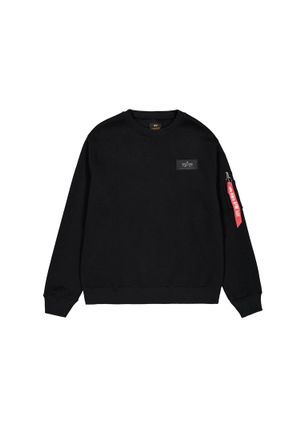 Alpha Industries Alpha Industries Mens Backprint Sweatshirt - Black - Size X-Large