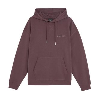 Lyle & Scott Heren, Sweatshirts & Hoodies, Paars, Maat: XL