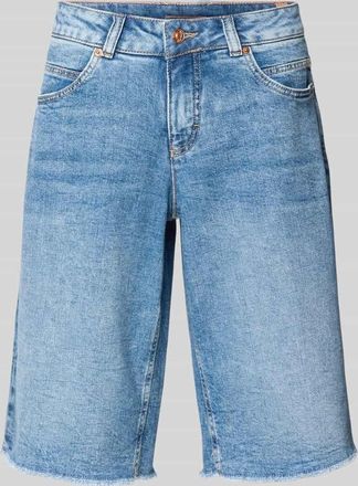 M.A.C Jeansshorts mit Fransen Modell Rich in Hellblau, Gr&ouml;&szlig;e 32