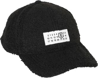 Maison Margiela Fleece Cap - Dames - Petten - Zwart - ONE Size - Polyester - Accessoires