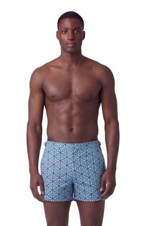 Lords of Harlech Tribal Mens Swim Tailored Short in Tribal Blue at Nordstrom, Size 36