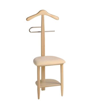 HERDASA Gal&aacute;n 361 Con Asiento En Beige Herrajes Cromado Satinado Lacado Natural, 105 Cm(alto)45 Cm(ancho)41 Cm(largo)