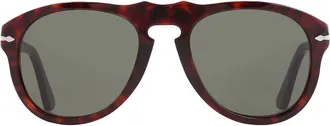 Persol Green Pilot Mens Sunglasses PO0649 24/31 52