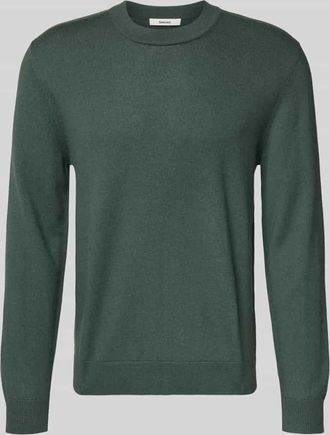 Selected Regular Fit Strickpullover aus reiner Merinowolle Modell TRAY in Dunkelgruen, Größe XXL
