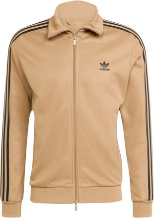 adidas Klassieke TT Gerecyclede Jas - Heren - Sportshirts - Bruin - 2XL - Katoen - Fitness