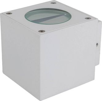 Lucande Lucande L&aacute;mpara De Pared Led Exterior jarno En Blanco Aluminio