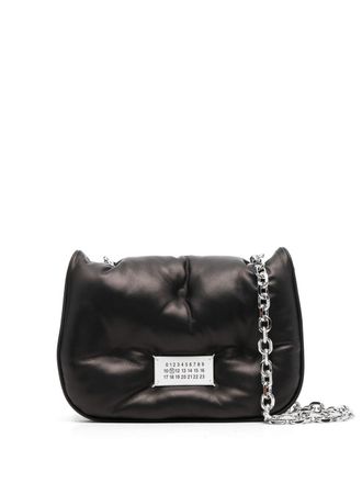 Maison Margiela Glam Slam Flap kleine schoudertas - Zwart