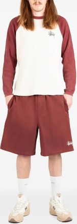 Stüssy Shorts sportivi con logo - Rosso