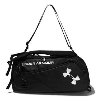 Under Armour Contain Duo SM Duffle Bag Black White 1361225-001