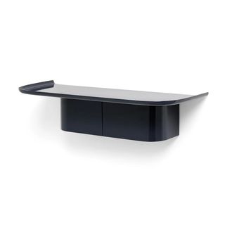HAY Korpus Wandregal mit Kleiderhaken, M, midnight blue