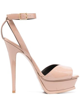Saint Laurent Tribute sandalen - Beige