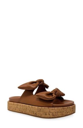 Shushop Kiki Platform Sandal in Tan at Nordstrom, Size 8.5