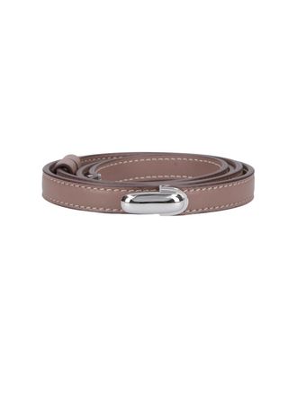 Savette Set Of Three Beige Belts With Distinct Buckle Styles