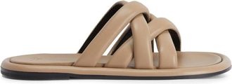 Giuseppe Zanotti Jacobseen leather sandals - men - Leather/Polyurethane/Polyurethane - 40.5 - Neutrals