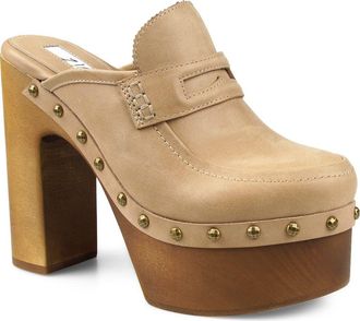 Zigi Soho Jiggy Platform Clog in Natural Leather at Nordstrom, Size 10