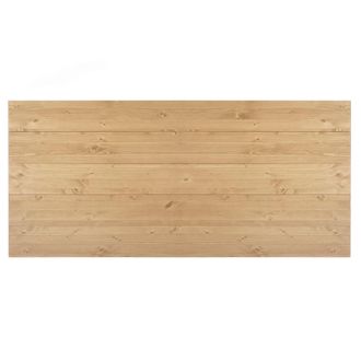 NATYAL Cabecero de cama de madera maciza en tonos claros 160x75cm