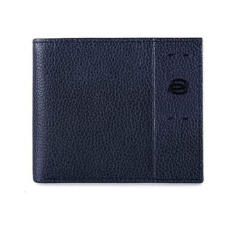 Piquadro Blue Leather Wallet Card Holder