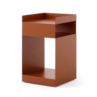 &tradition Rotate Beistelltisch SC73, 59 x 35 cm, Stahl, Terrakotta