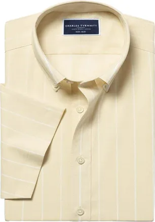 CHARLES TYRWHITT Non-Iron Stretch Poplin Shirt