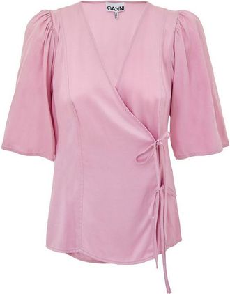Ganni Ganni Satin Tank Womens Tops