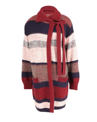 Chloé Chloé Gestreepte Cardigan in Multicolor Mohair