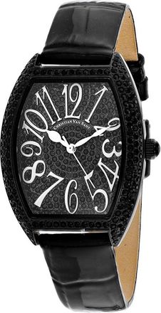 Christian Van Sant Womens Black dial Watch