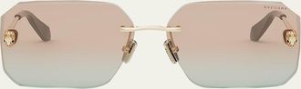 Bulgari Serpenti Forever Square Sunglasses