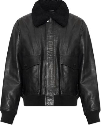 A.P.C. Chaqueta de Cuero Charies - Jackets - Hombre - Negro - XL