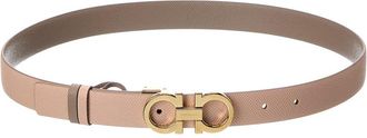 Ferragamo Gancini Reversible & Adjustable Leather Belt