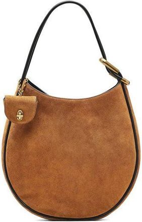 Marc Jacobs Womens Satchel Bag Copper Suede Cow Leather - Satchel-Bags