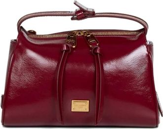 Dolce & Gabbana Handbags, female, Red, Size: ONE SIZE Mini Vittoria Tote