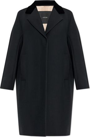 Max Mara Jas Mamola - Dames - Mantel - Zwart - 2XS - Wol - Jassen
