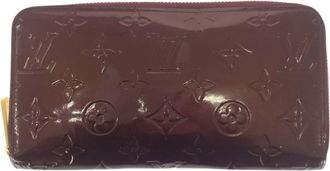 Louis Vuitton Wine Monogram Vernis Long Wallet (Bi-Fold) (Pre-Owned)
