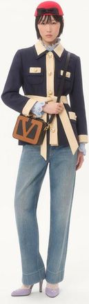 Valentino Caban Donna PROVENCE BLUE/BETULLA 36