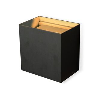 Mantra Aplique Led En Negro Para Exterior Modelo Davos Xl Mantra
