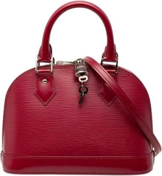 Louis Vuitton Pre-owned Handbags, female, Red, Size: ONE SIZE Pre-owned Epi Alma BB