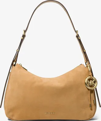 Michael Kors Nolita Medium Nubuck Shoulder Bag
