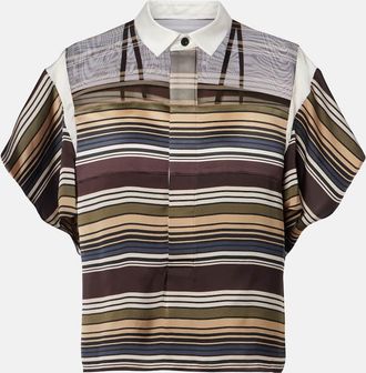 sacai Striped top