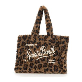 MC2 Saint Barth Colette Teddy Bag - Dames - Shoppers - Bruin - ONE Size - Polyester - Tassen
