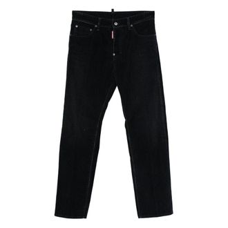 Dsquared2 Slim Fit Jeans, male, Black, XL, Classic Denim Jeans