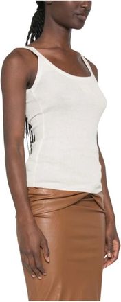 Elisabetta Franchi Mujer, Camisetas, Blanco, Talla: M
