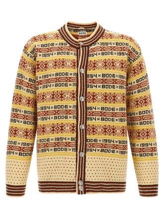 Bode Wool Mens Cardigan