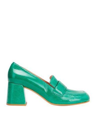 8 by YOOX PATENT LEATHER HEELED LOAFER