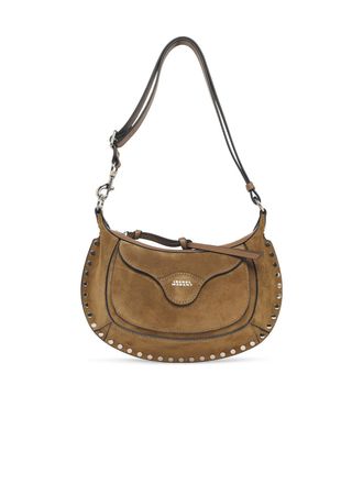 Isabel Marant Oskan Moon Beige Suede Bag