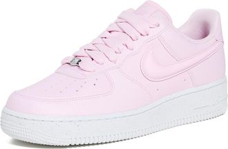 Nike Nike Womens Air Force 1 Sneakers, Pink Foam/White/Hot Lava, 6 UK