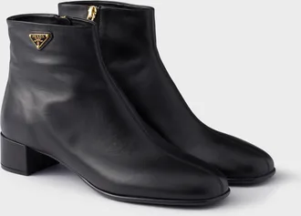 Prada Nappa leather booties